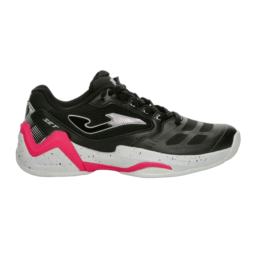 Joma Set Lady 2501 FW25 Scarpe da padel Donna Nero Suola Clay