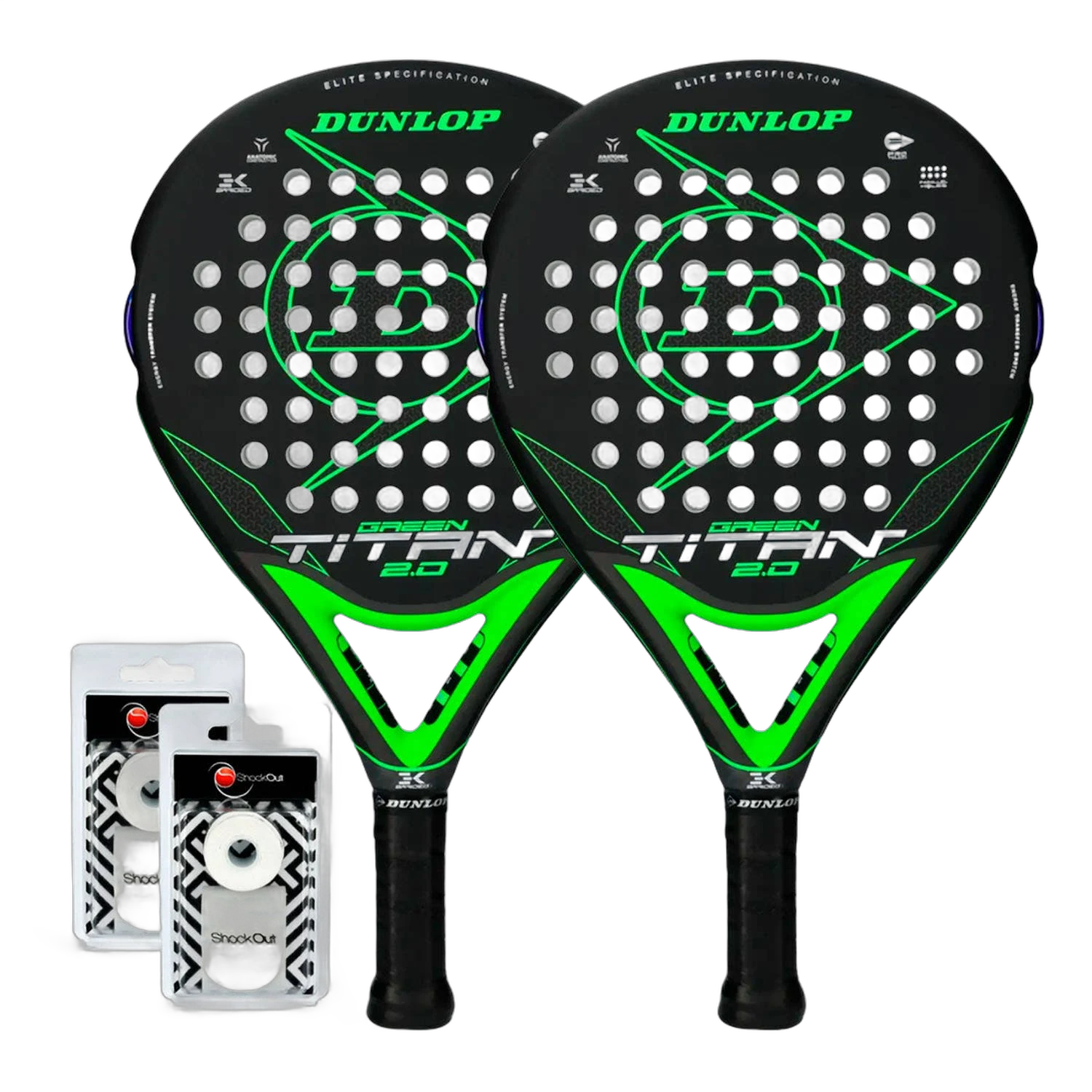 Dunlop Duo Titan Green 2 Pack