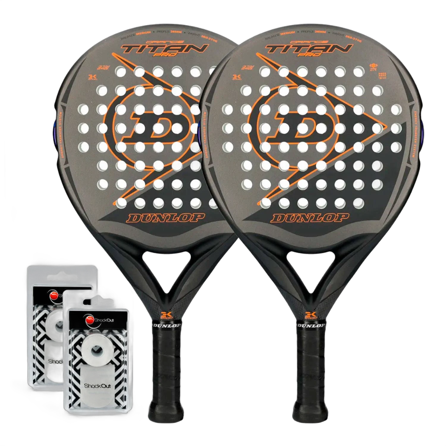 Dunlop Titan Pro Orange Duo Pack