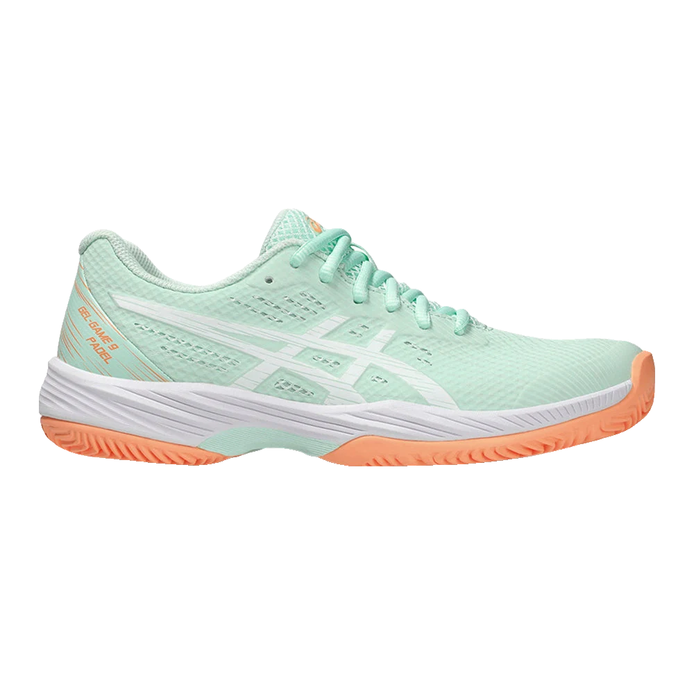 Asics Gel Game 9 Padel Mint/White Scarpe da padel FW24 Donna Suola Clay