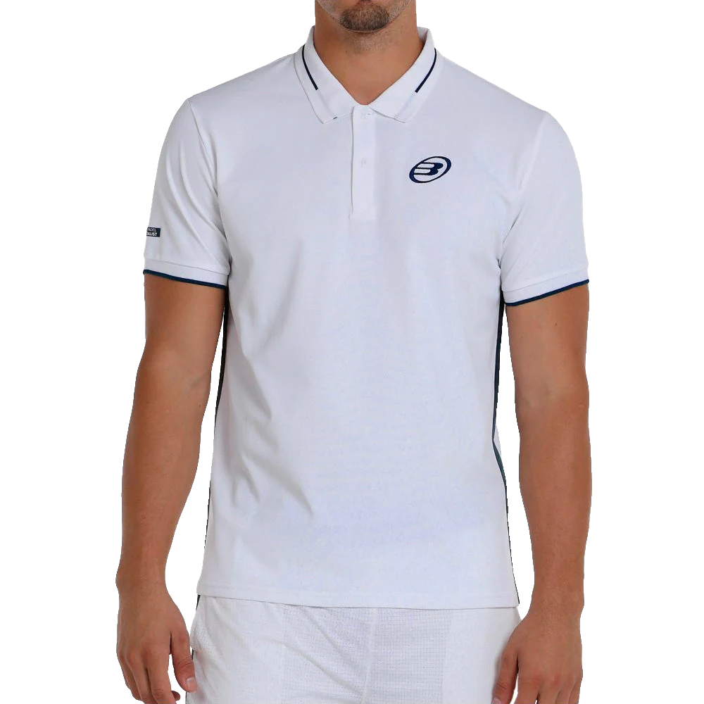 Bullpadel Polo Leiro 25V Bianco Uomo