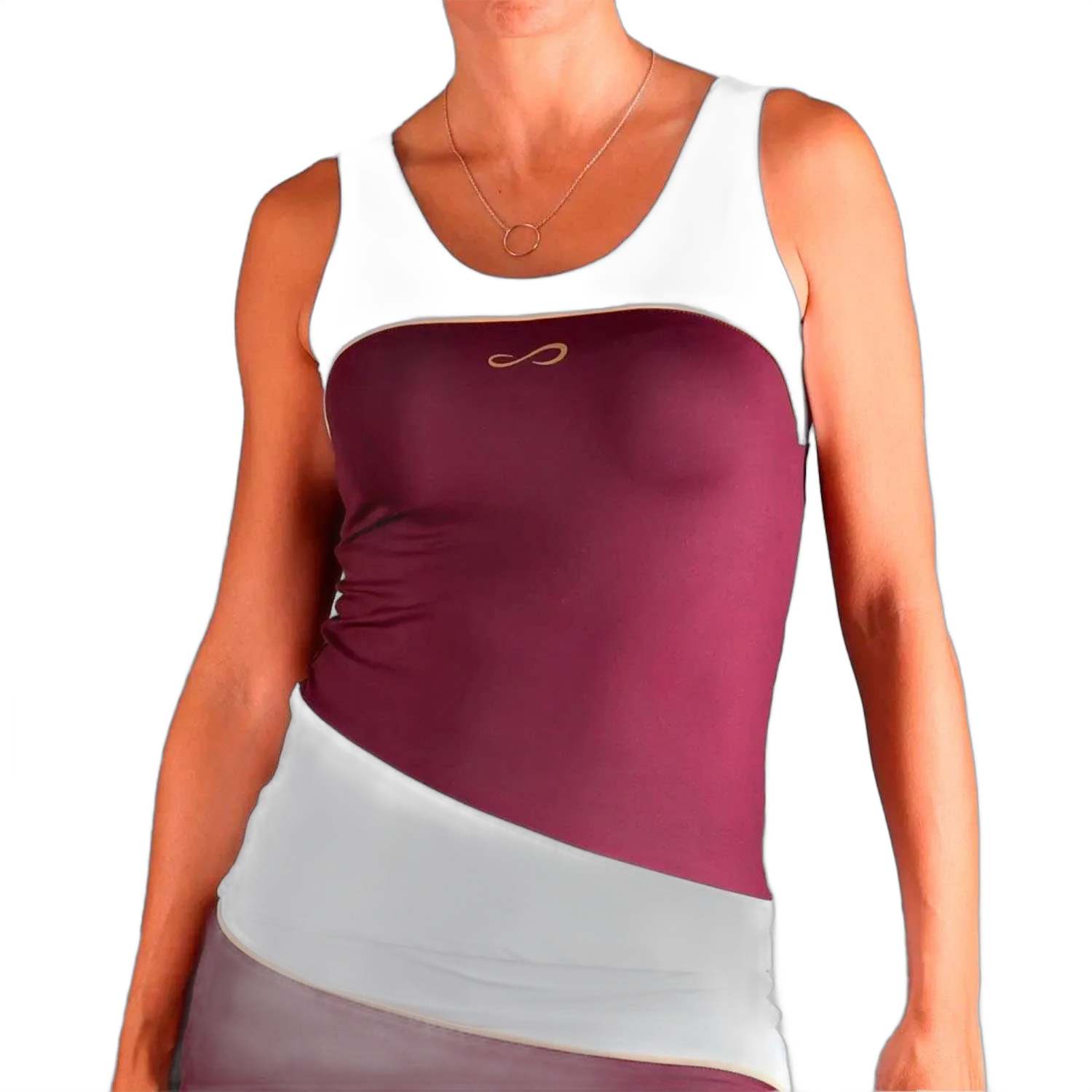 Endless T-shirt Donna Curve Titanium