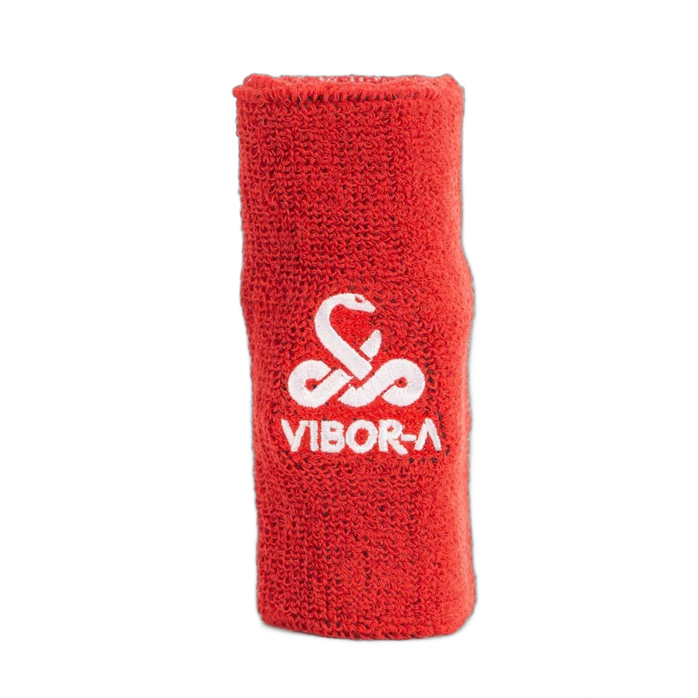 Vibor-A Polsino Rosso e Bianco Con Logo