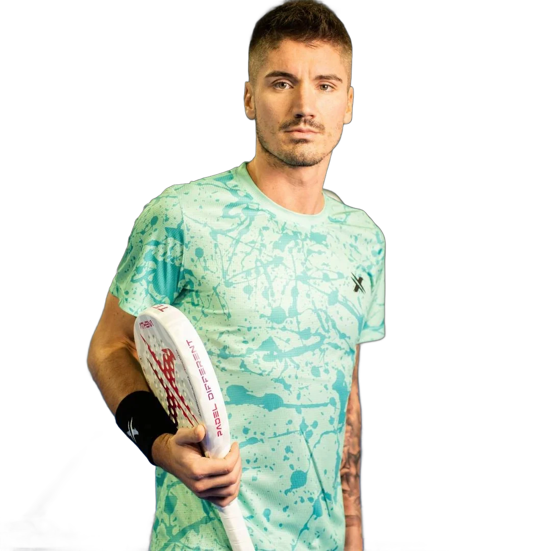 Tenax T-shirt Painted Green Uomo