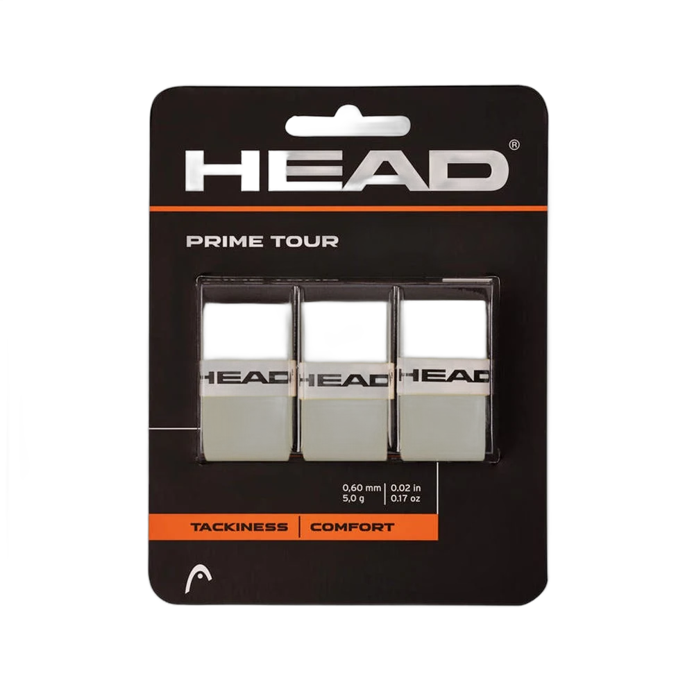 Head Blister 3 Pcs. Overgrip Prime Tour Grigio