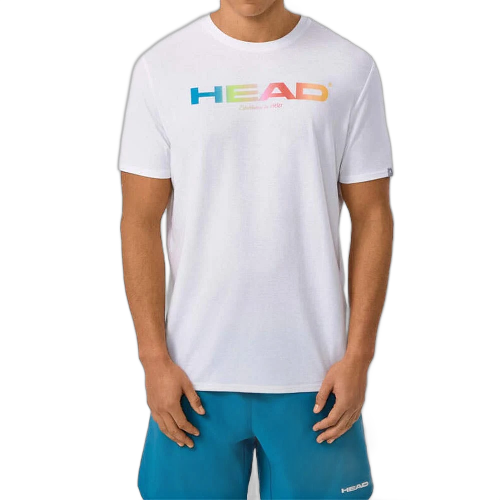 Head Maglietta Rainbow Wh