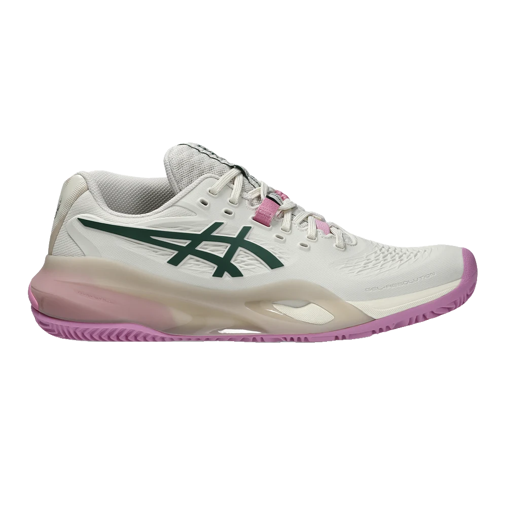 Asics GEL Resolution X Padel White/Pink da donna
