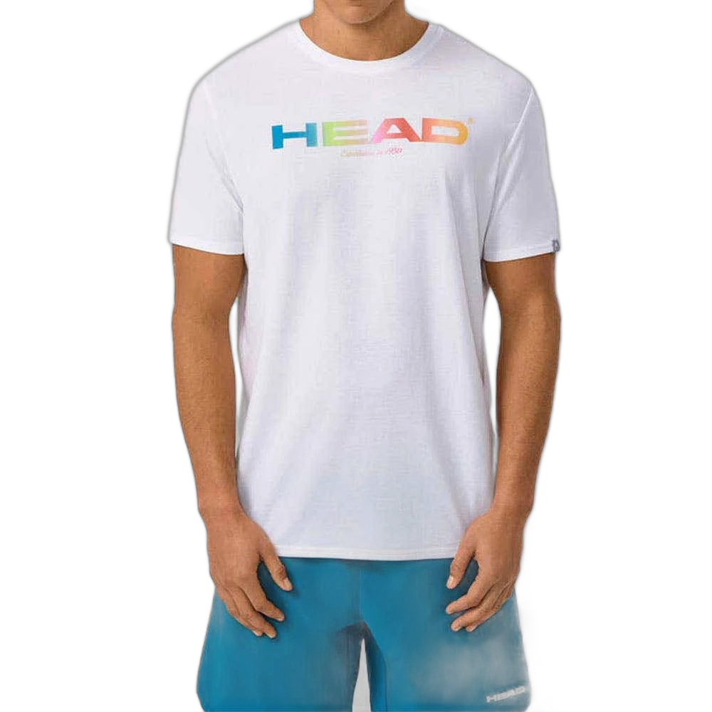 Head Maglietta Rainbow Wh