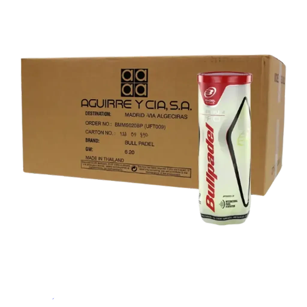 Bullpadel Scatola Palline da padel Bullpadel Premium Pro