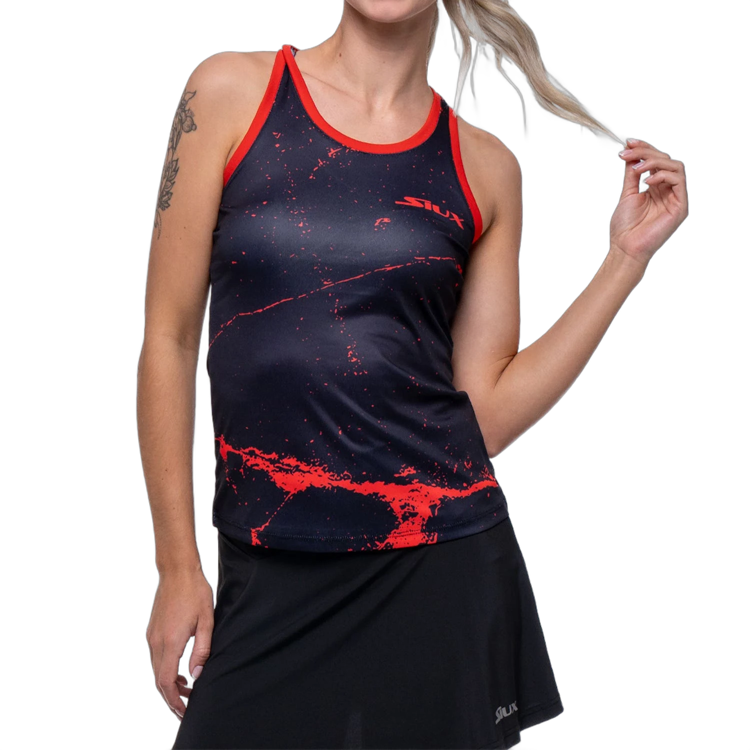 Siux Maglietta Sin Mangas Splash Donna Roja