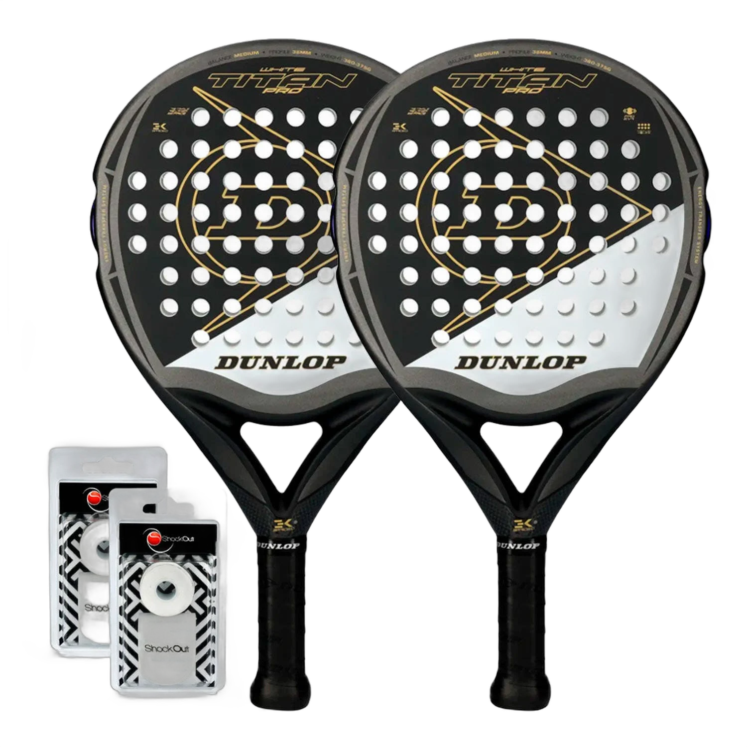 Dunlop Duo Titan Pro White Pack