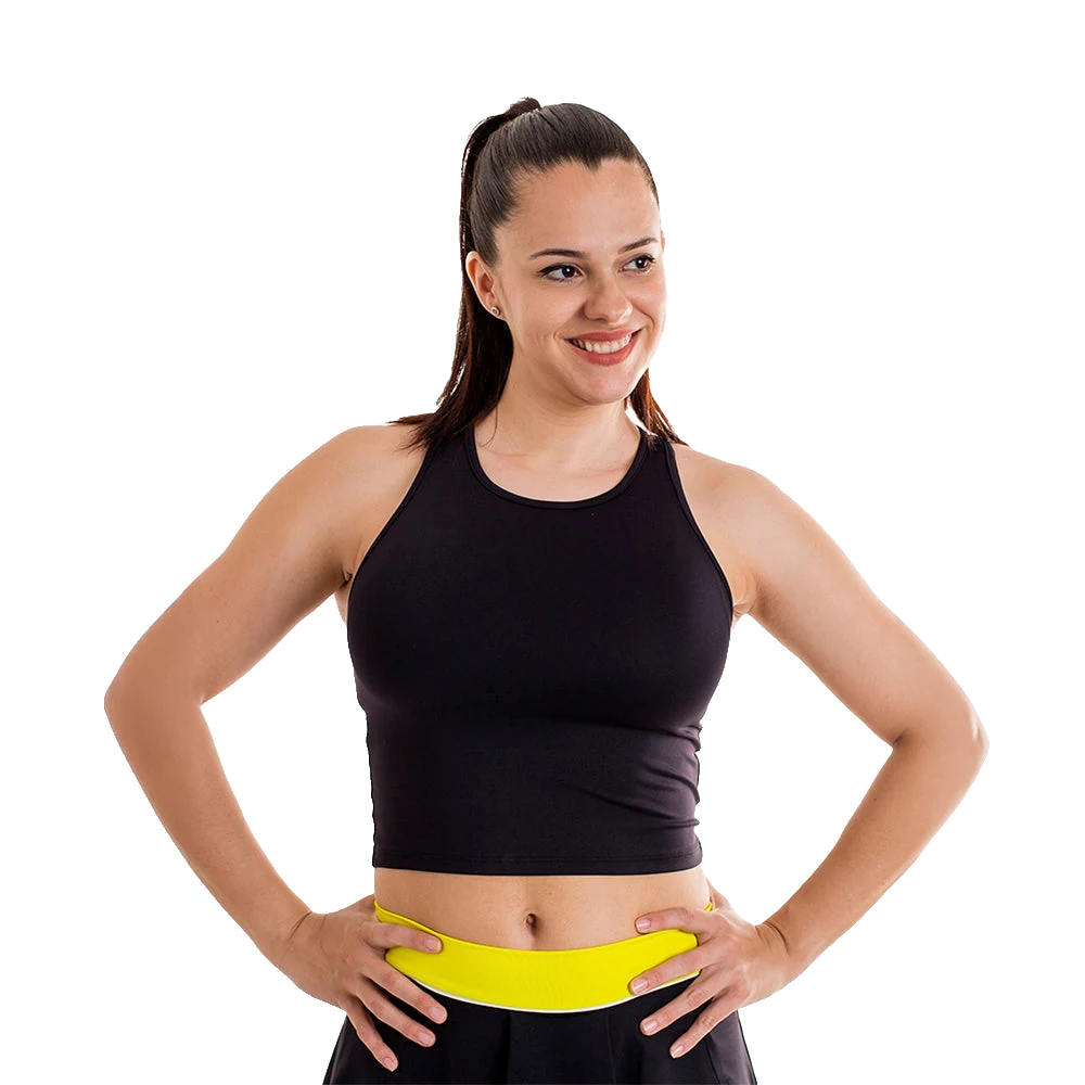 Belen Berbel Basica Corta Black 2025 T-shirt da padel Donna