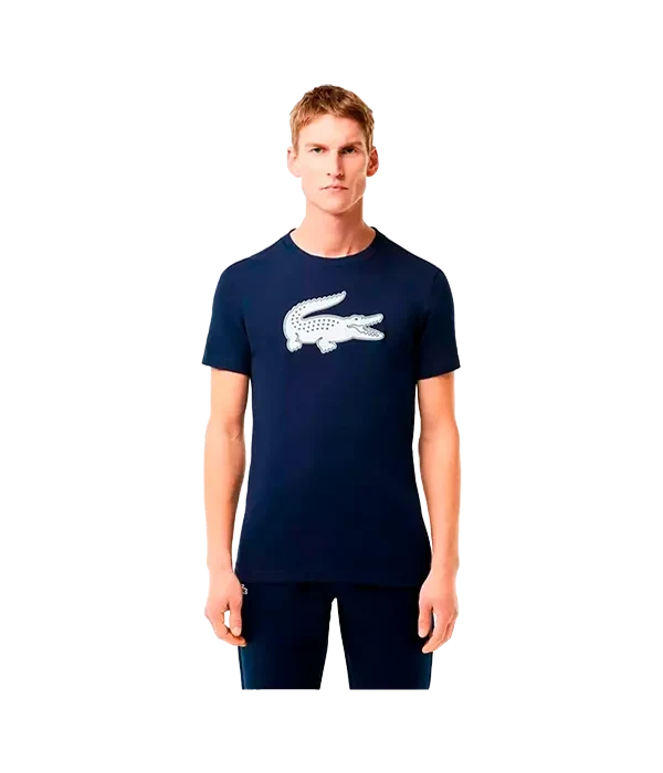 Lacoste Maglietta Regular Fit Cotone blu navy