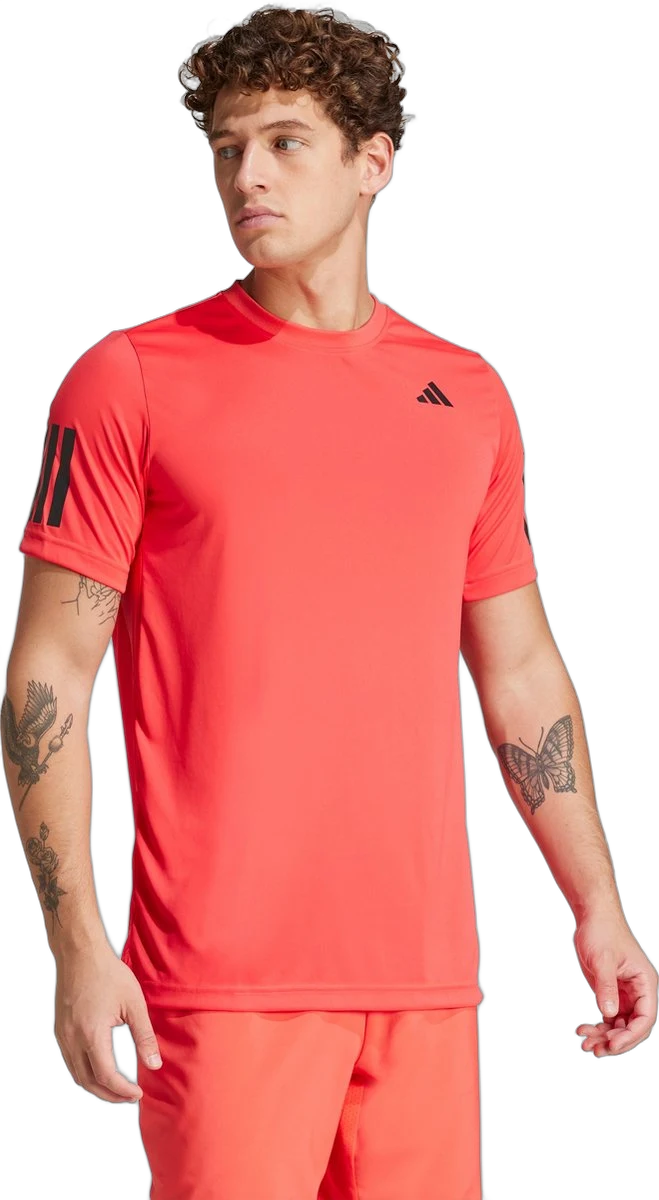 Adidas T-Shirt Club 3-Stripes Red