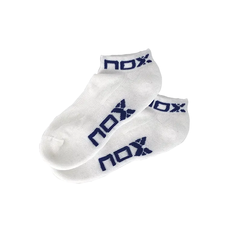Nox Calzini Pinkies Bianco/Blu Donna