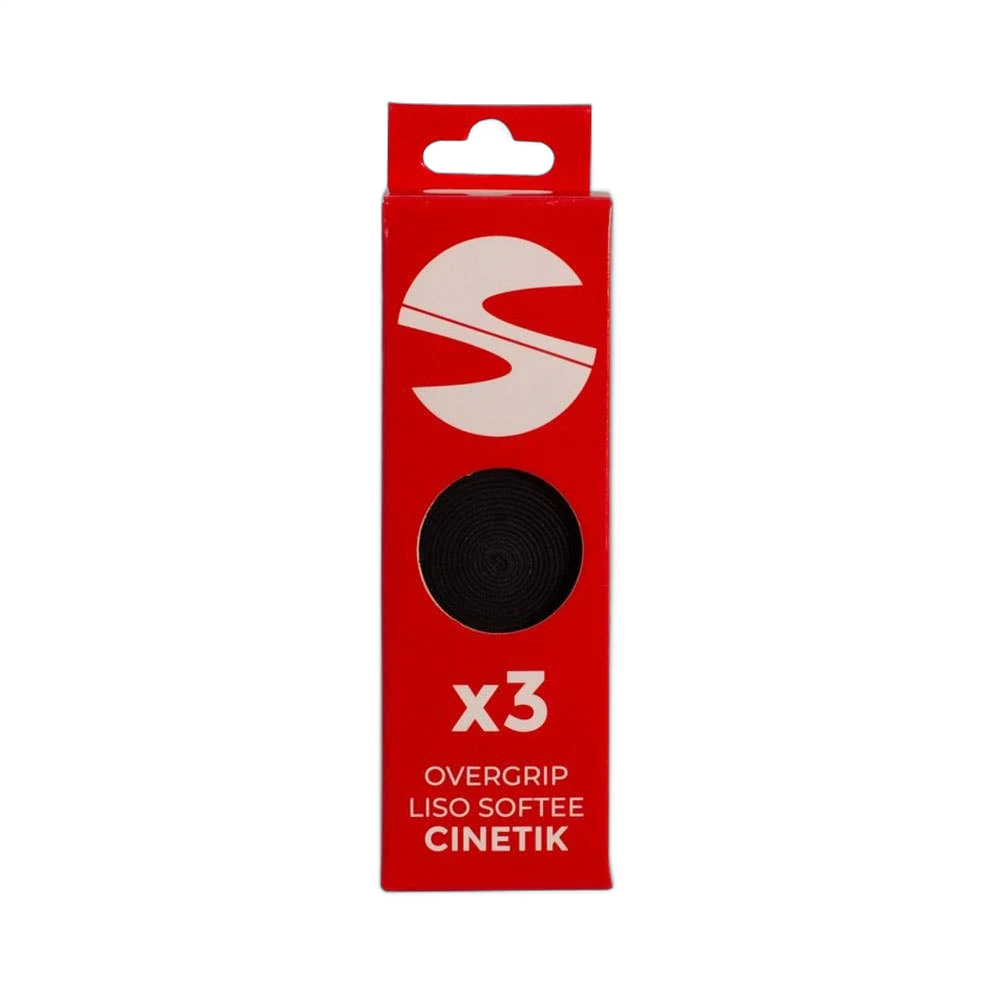 Softee Confezione Da 3 Overgrip Lisci Cinetik Nero